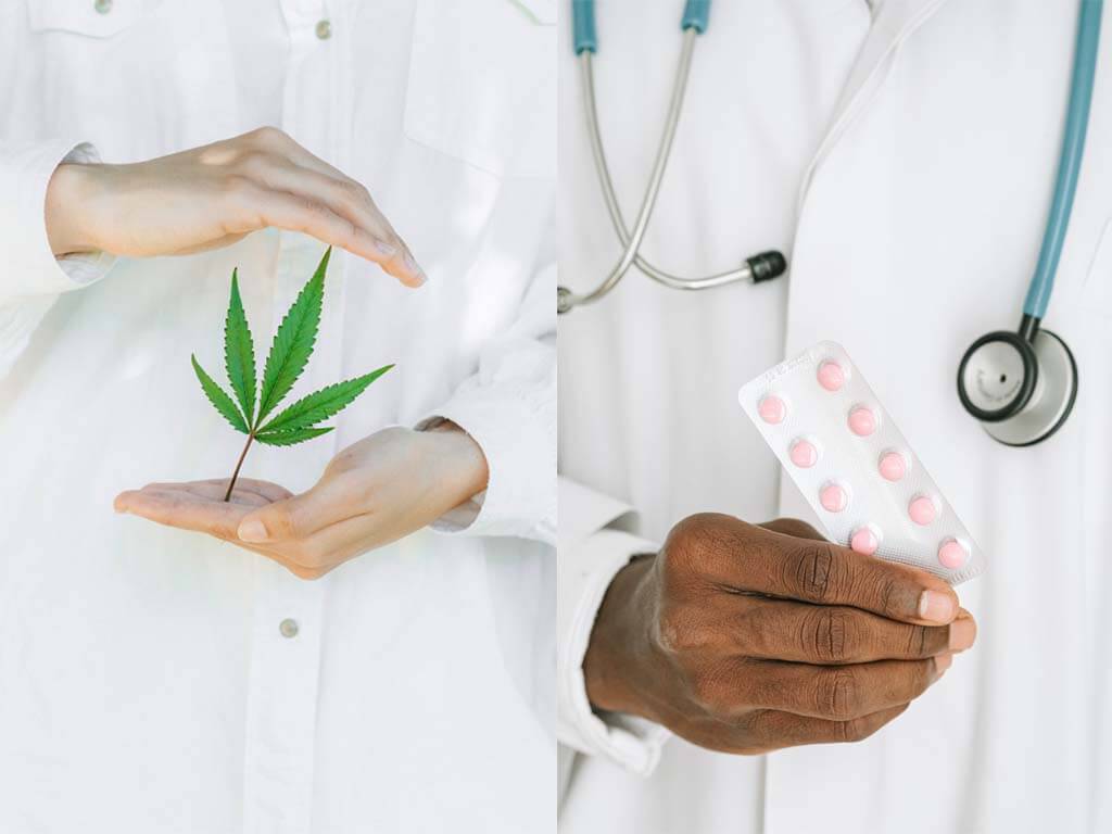 Doctors showing Zoloft and weed